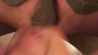Young amateur teen jerks off