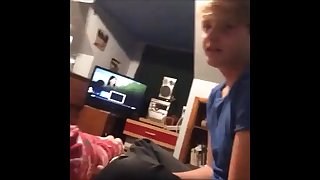 Big Booty Teen Farts in Boyfriend's Face