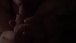 Young russian redhead teen sucking a big fat cock