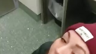 Public bathroom quickie.