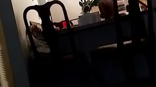 Thick ebony, Cooking breakfast naked