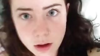 Girl masturbates