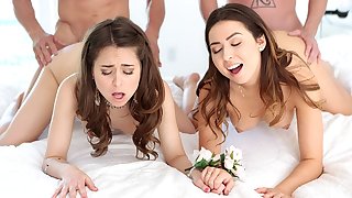 DaughterSwap - Horny Sisters Plowed by Step-Dad's