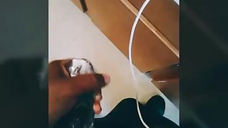 Cream all over my cock.