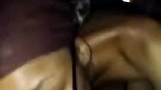 Young ebony sucks me up