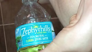 Teen Slut Ariah Pissing In Botttle For Her Cuckold To Enjoy