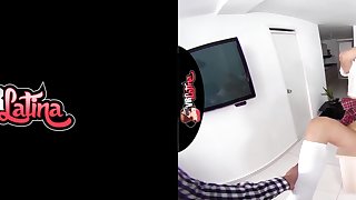 Samantha Schoolgirl Having Fun With The Principal VR Latina