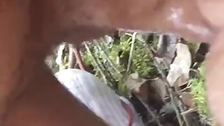 Fucking my girlfriend in the bush