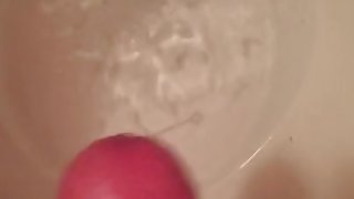 Young Skinny Man Beats Off Into Toliet