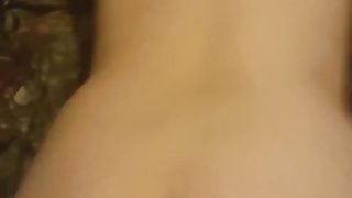 Cum on ass (YOUNG MILF PAWG) shakes ass