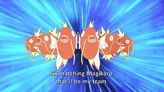 The untold story of the master Pokemon fuck machine- Magikarp cums on Misty