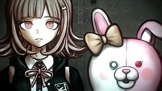 Cute young gamer girl gets punished & destroyed by a long, thick rod