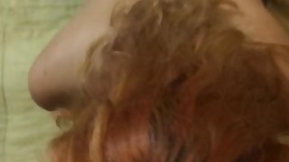 Amazing blowjob for sexy teenage girl