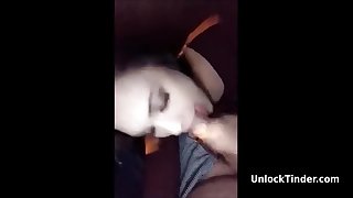 Tinder Date Sucks My Dick Under The Table At A Restaurant