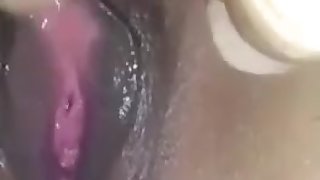 Rubbing tight Desi cunt