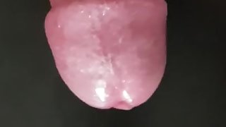 Hot and Big Load ultra close up big cock head