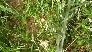 Pissing in public with my tiny dick.