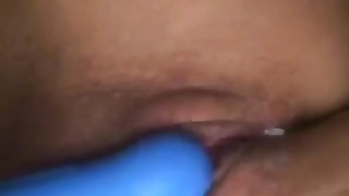 ~Young wet girl masturbating with sex toy~