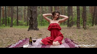 Dakota - In the wood. Visit Eroticdesire.com to see full video.