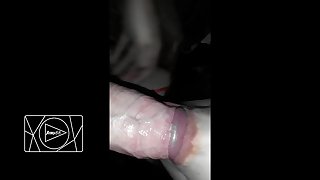 Young girl blowjob sensitive cum in mouth