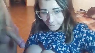 Cumming On Nerdy Tinder Girls Big Tits