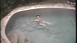 Sexy Teen Alexa in the Pool with Harry