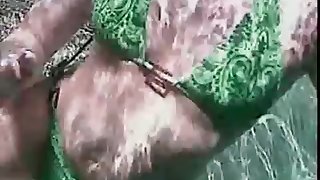 Sexy Young Allie in Green Bikini POV Groped