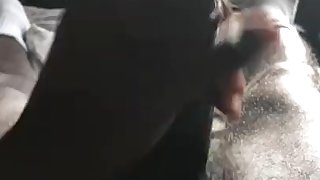 Black Lad Shoots Cum