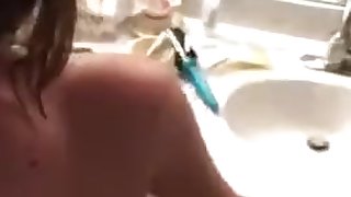 Young tight teen teases mommys boyfriend taboo