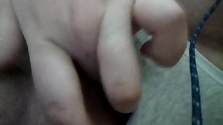 Virgin playing with pussy