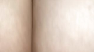 Double sided dildo doggie style