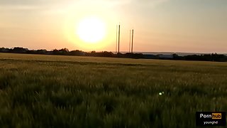 YOUNG SCHOOLGIRL SUCKED IN THE FIELD POV