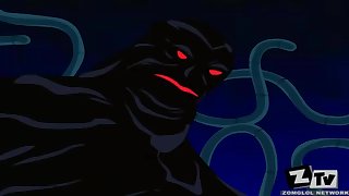 Jovene Titanes Peleando con un Moustro Hentai