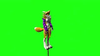 Renamon impaled 3d green