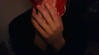 Female hand fetish fingers sucking nails biting saliva webcam
