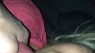 Stepsister sucking my cock and talking dirty