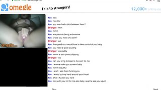 Omegle - Hot White Girl Does Anal