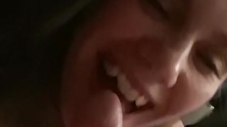 Sexy hot teen Milf goes down on me POV while on the phone almost caught hot