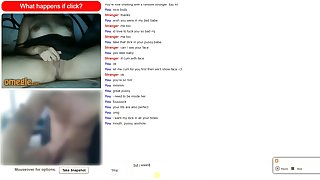 Asian slut playing on Omegle