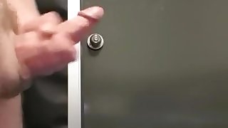 boy jerking off a huge dick and pouring himself with sperm